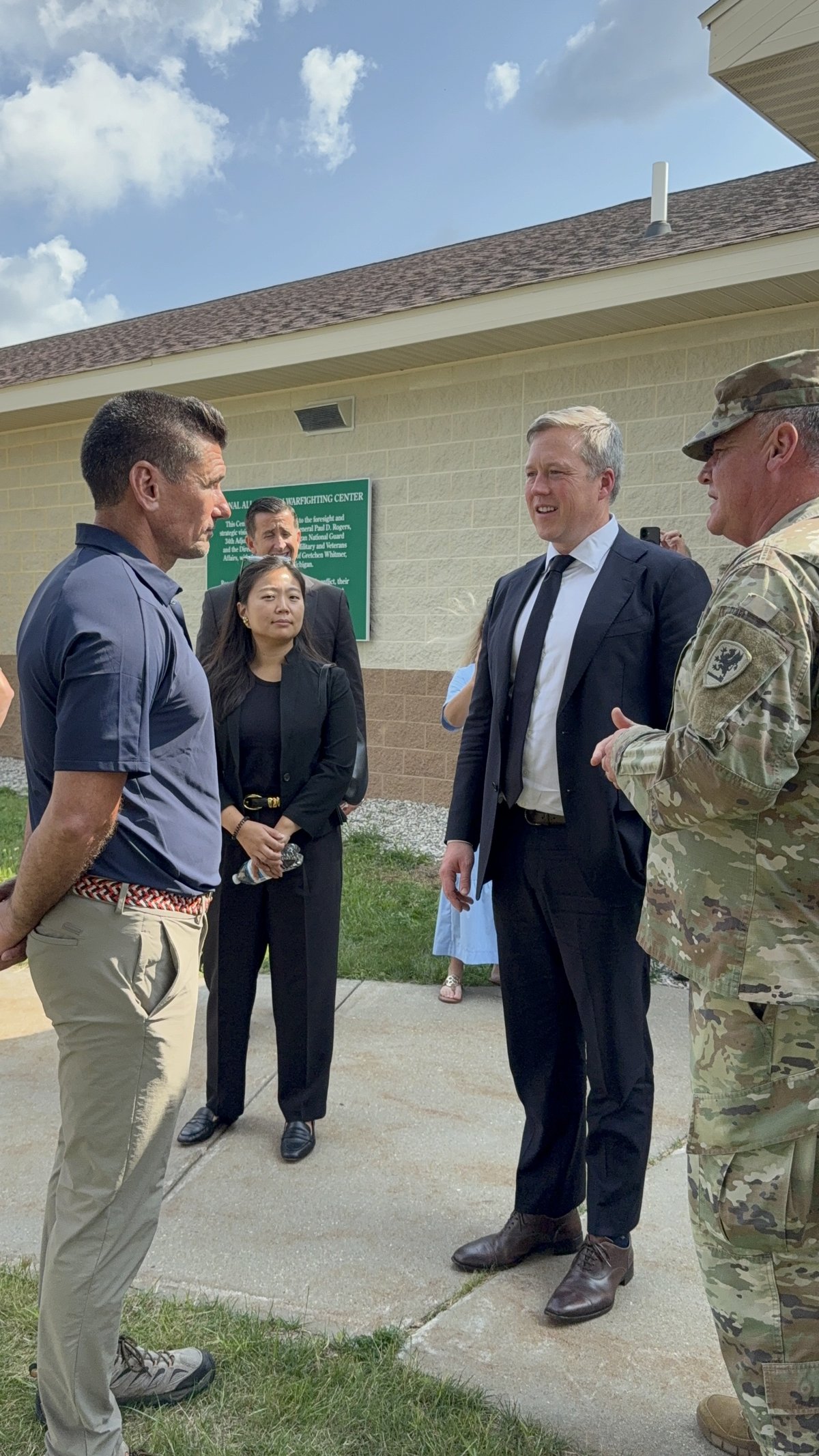 Team JEDI staff engaging with military and civilian leadership at Northern Strike 26